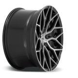 Niche Niche Cast Mazzanti 20" 5x120 Gloss Black Brushed Face