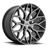 Niche Niche Cast Mazzanti 22" 5x112 Gloss Black Brushed Face