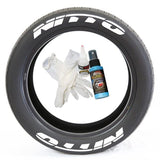Tire Stickers 4 OF EACH / BLUE / 14"-16" / 1.25" Tire Stickers - NITTO - Temporary NIT-1416-125-4-B-T