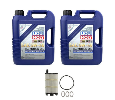 Oil Service Kit - Liqui Moly Leichtlauf High Tech 5w40 - Audi 4.2L V8