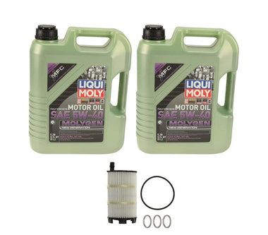 Oil Service Kit - Liqui Moly MolyGen 5w-40 - Audi 4.2L V8