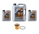 Oil Service Kit - Liqui Moly TOP TEC 4200 SAE 5W-30 - For Models with Plastic Oil Filter Housing N20 XDrive / N52/ N54 / N55