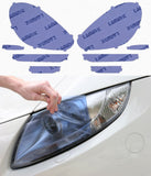 Lamin-X Blue Lamin-X Porsche Cayenne Turbo, GTS (15-18) Headlight Covers P028B