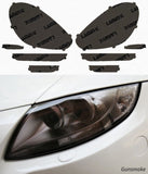 Lamin-X Gunsmoke Lamin-X Porsche Cayenne Turbo, GTS (15-18) Headlight Covers P028G