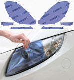 Lamin-X Blue Lamin-X Porsche 718 Boxster (17- ) Headlight Covers P030B