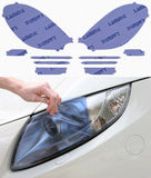 Lamin-X Blue Lamin-X Porsche Macan Turbo (16-18) Headlight Covers P032B