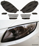 Lamin-X Gunsmoke Lamin-X Porsche Macan Turbo (16-18) Headlight Covers P032G