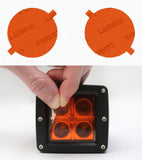 Lamin-X Amber Lamin-X Porsche Cayman (06-08) Fog Light Covers P108A