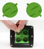 Lamin-X Green Lamin-X Porsche Cayman (06-08) Fog Light Covers P108GR
