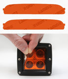 Lamin-X Amber Lamin-X Porsche Boxster (05-08) Fog Light Covers P109A