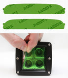 Lamin-X Green Lamin-X Porsche Boxster (05-08) Fog Light Covers P109GR