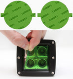 Lamin-X Green Lamin-X Porsche Cayenne (07.5-10) Fog Light Covers P110GR