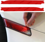 Lamin-X Red Lamin-X Porsche Panamera (17-  ) Rear Marker Covers P1137R