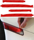 Lamin-X Red Lamin-X Porsche Taycan (2020+ ) Rear Marker Covers P1143R