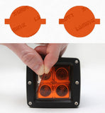 Lamin-X Amber Lamin-X Porsche Cayenne (11-14) Fog Light Covers P115A