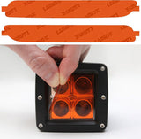 Lamin-X Amber Lamin-X Porsche Panamera (14-16) Daytime Running Light Covers P124A