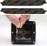 Lamin-X Gunsmoke Lamin-X Porsche Panamera (14-16) Daytime Running Light Covers P124G