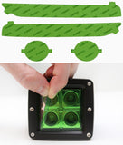 Lamin-X Green Lamin-X Porsche Cayenne (15-18) Fog Light Covers P127GR