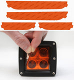 Lamin-X Amber Lamin-X Porsche Cayenne Turbo, GTS (15-18) Fog Light Covers P128A