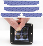 Lamin-X Blue Lamin-X Porsche Cayenne Turbo, GTS (15-18) Fog Light Covers P128B