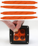 Lamin-X Amber Lamin-X Porsche 911 Turbo (17-19) Fog Light Covers P133A