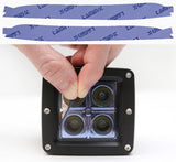 Lamin-X Blue Lamin-X Porsche 718 Cayman (17- ) Fog Light Covers P136B