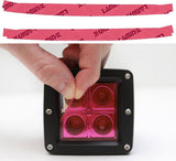 Lamin-X Pink Lamin-X Porsche 718 Cayman GT4 (2020+ ) Daytime Running Light Covers P144P