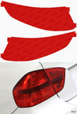 Lamin-X Red Lamin-X Porsche 911 Turbo (06-09) Tail Light Covers P212R