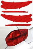 Lamin-X Red Lamin-X Porsche 911 Turbo (17-19) Tail Light Covers P233R