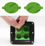 Lamin-X Green Lamin-X Porsche 911 Turbo, GT2 (10-13) Fog Light Covers P412GR