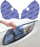 Lamin-X Blue Lamin-X Porsche 911 Turbo w/ Washer cutout (01-05) Headlight Covers P502B