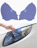 Lamin-X Blue Lamin-X Porsche 911 Carrera (02-05) w/ washer cutout Headlight Covers P503B