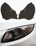 Lamin-X Gunsmoke Lamin-X Porsche 911 Carrera (02-05) w/ washer cutout Headlight Covers P503G