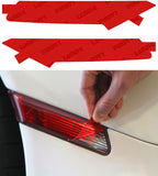 Lamin-X Red Lamin-X Porsche Taycan (2020+ ) Side Marker Covers P643R