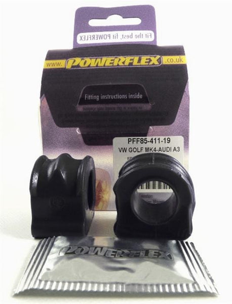 Powerflex Black 19mm Powerflex Black Front Sway Bar Bushings - Mk4 VW PFF85-411-19BX2