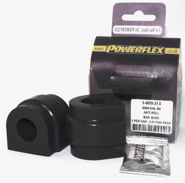 Powerflex Black 21.5mm Powerflex Black Rear Sway Bar Bushings - BMW | E46 | M3 PFR5-4609-21.5Bx2