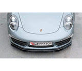 Maxton Design Gloss Black Maxton Design Front Splitter V.2 Porsche 911 Carrera 991 PO-911-991-FD2G+FD2RG