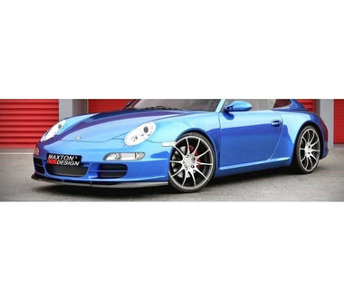 Maxton Design Gloss Black Maxton Design Front Splitter Porsche 911 Carrera 997.1 PO-911-997-FD1G