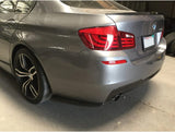 PhaseCarbon PhaseCarbon Carbon Fiber Rear Bumper Splitters - BMW 5 Series (F10) PRO11-F10CF-MPFRSPLT