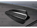 PhaseCarbon Carbon Fiber Shark Fin Antenna Overlay - BMW 3 Series (E46 / E90 / E92) | KMSEXXCF-SFIN