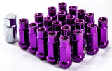 Aodhan 12x1.25 / Purple Aodhan Extended Wheel Lug Nuts 21mm (XT51) - Set of 20 AHLNXT5112125PP