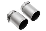Soul Performance 4" Straight Cut Single Wall / Signature Satin Soul Performance Bolt on Exhaust Tips - Porsche 991.2 Carrera (with PSE) POR.9912PSE.SWT4