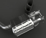 Capristo Porsche 970 Panamera Executive (Extended) Turbo/S - Valved Exhaust  with Mid-Pipes (for PSE) 02PO04703006