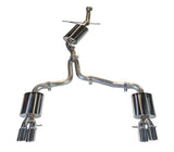 AWE Tuning Quad Outlet / Chrome Silver AWE Tuning Audi A5 2.0T Exhaust System 3015-42022