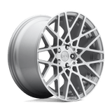 Rotiform 18X8.5 et38 / 5X114.3 / cb72.56 Rotiform Cast BLQ 18" 5x114.3 Gloss Silver Machined R110188565+38