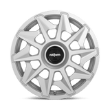 Rotiform 19X8.5 et35 / 5X112/5X120 / cb72.56 Rotiform Cast CVT 19" 5x112/5x120 Gloss Silver R124198525+35