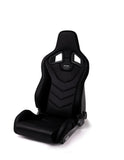 Recaro Black Nardo/Black Nardo Recaro Sportster GT w/Sub-Hole Driver Seat 410.1SH.3163
