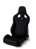 Recaro Black Nardo/Black Nardo Cloth Recaro Sportster GT Passenger Seat 410.2GT.3163