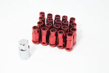 Aodhan 12x1.25 / Red Aodhan Extended Wheel Lug Nuts 21mm (XT51) - Set of 20 AHLNXT5112125R