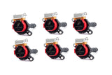 Dinan Red Dinan Ignition Coil (M Series Style) Set of 6 - BMW (many models check fitment) D650-0006-KT6